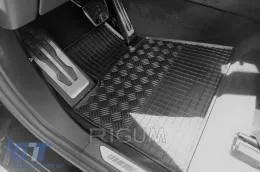 Specific rubber mats suitable for BMW X7 G07 after 2018, 4-piece set, black color-image-6229204