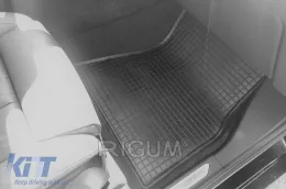 Specific rubber mats suitable for BMW X7 G07 after 2018, 4-piece set, black color-image-6229205