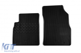 Specific rubber mats suitable for Chevrolet Cruze after 2009, 4-piece set, black color-image-6248628