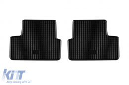 Specific rubber mats suitable for Chevrolet Cruze after 2009, 4-piece set, black color-image-6248629