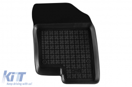 Specific rubber mats suitable for Chevrolet Epica 2006-2012, 4-piece set, black color-image-6216211