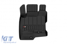 Specific rubber mats suitable for Chevrolet Captiva 2006-2015, 3-piece set, black color, with 24-month warranty from Frogum 3D ProLine series.-image-6221038