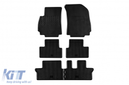 image-41-Specific rubber mats suitable for Chevrolet Orlando after 2011, 7 seats, 6 parts, black