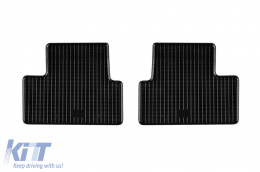Specific rubber mats suitable for Chevrolet Orlando after 2011, 7 seats, 6 parts, black-image-6228621