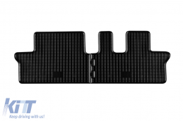 Specific rubber mats suitable for Chevrolet Orlando after 2011, 7 seats, 6 parts, black-image-6228622