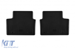 Specific rubber mats suitable for Chevrolet Malibu after 2012, Opel Insignia after 2008, Opel Insignia after 2014, 4-piece set, black color-image-6248837