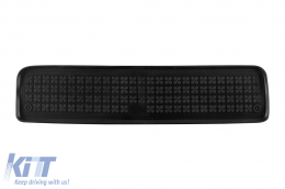 Specific rubber mats suitable for Chrysler Grand Voyager 2005-2011, 7 seats, 5-piece set, black color-image-6216759