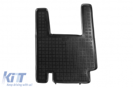 Specific rubber mats suitable for Chrysler Voyager 2005-2011, 4-piece set, black color-image-6216772