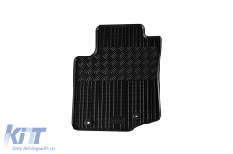 Specific rubber mats suitable for Citroen C1, Peugeot 108 2014-2021, 4-piece set, black color-image-6249219