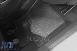 Specific rubber mats suitable for Citroen C1, Peugeot 108 2014-2021, 4-piece set, black color-image-6249222