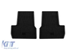 Specific rubber mats suitable for Citroen C3, DS3 2010-2016, 4-piece set, black color-image-6248305