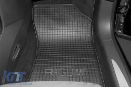 Specific rubber mats suitable for Citroen C3, DS3 2010-2016, 4-piece set, black color-image-6248307