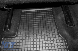 Specific rubber mats suitable for Citroen C3, DS3 2010-2016, 4-piece set, black color-image-6248308