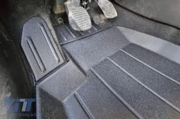 Specific rubber mats suitable for Citroen C3 III after 2016, 4-piece set, black color, with 24-month warranty-image-6221315