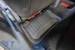 Specific rubber mats suitable for Citroen C3 III after 2016, 4-piece set, black color, with 24-month warranty-image-6221318