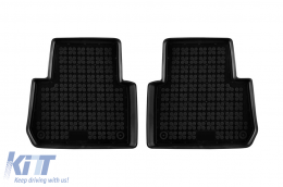Specific rubber mats suitable for Citroen C3 Picasso 2008-2017, 4-piece set, black color-image-6214854