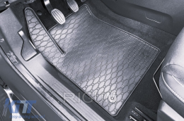 Specific rubber mats suitable for Citroen C3 after 2025, 4-piece set, black color-image-6229589