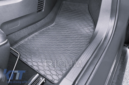 Specific rubber mats suitable for Citroen C3 after 2025, 4-piece set, black color-image-6229590