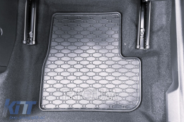 Specific rubber mats suitable for Citroen C3 after 2025, 4-piece set, black color-image-6229591