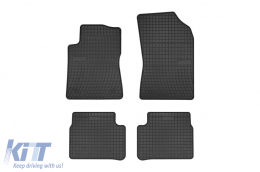 Specific rubber mats suitable for Citroen C3 after 2016, 4-piece set, black color - ABFMC6019463