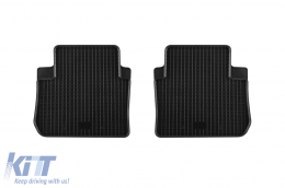Specific rubber mats suitable for Citroen C3 Picasso after 2009, 4-piece set, black color-image-6248315