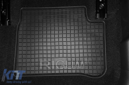 Specific rubber mats suitable for Citroen C3 2017-2022, after 2022, 4-piece set, black color-image-6249575