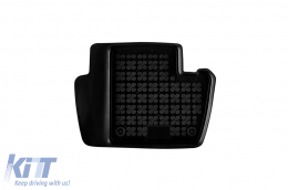 Specific rubber mats suitable for Citroen C4 2004-2010, C4 2010-2017, Peugeot 307 2001-2007, 4-piece set, black color-image-6214909