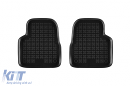 Specific rubber mats suitable for Citroen C4 after 2020, 4-piece set, black color-image-6214960