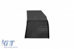 Specific rubber mats suitable for Citroen C4 Picasso 2013-2019, 3-piece set, black color-image-6226779