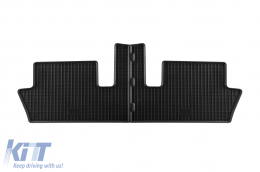 Specific rubber mats suitable for Citroen C4 Picasso after 2006, 5 seats, 4-piece set, black color-image-6228503