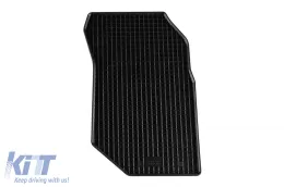 Specific rubber mats suitable for Citroen C4, Peugeot 2008 after 2020, 4-piece set, black color-image-6229153