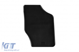 Specific rubber mats suitable for Citroen C4 2010-2018, DS4 2010-2018, 4-piece set, black color-image-6248321