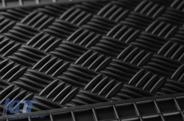 Specific rubber mats suitable for Citroen C4 Aircross, Peugeot 4008 after 2012, Mitsubishi ASX after 2010, Mitsubishi ASX after 2019, 4-piece set, black color-image-6248774