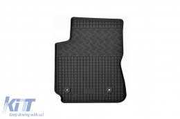 Specific rubber mats suitable for Citroen C4 Cactus after 2014, 4-piece set, black color-image-6249226