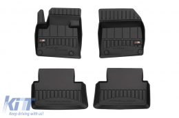 image-29-Specific rubber mats suitable for Citroen C5 II 2008-2017 from Frogum 3D ProLine series, 4-piece set, black color, with 24-month warranty