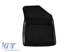 Specific rubber mats suitable for Citroen C5 2008-2017, 4-piece set, black color-image-6214837