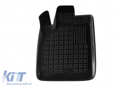 Specific rubber mats suitable for Citroen C5 2001-2008, 4-piece set, black color-image-6214893