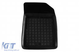 Specific rubber mats suitable for Citroen C5 2001-2008, 4-piece set, black color-image-6214894