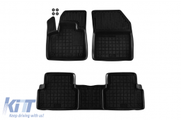 image-68-Specific rubber mats suitable for Citroen C5 Aircross after 2017, 3-piece set, black color