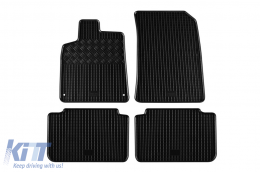 Specific rubber mats suitable for Citroen C5 2001-2004, 4-piece set, black color - ABFMC6023441