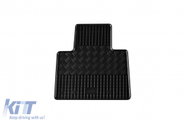 Specific rubber mats suitable for Citroen C5 2008-2017, 4-piece set, black color-image-6248346