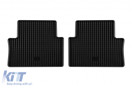 Specific rubber mats suitable for Citroen C5 2008-2017, 4-piece set, black color-image-6248348