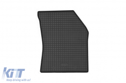 Specific rubber mats suitable for Citroen C5 Aircross PHEV after 2019, 4-piece set, black color-image-6249974