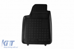 Specific rubber mats suitable for Citroen C6 2005-2012, 4-piece set, black color-image-6214864