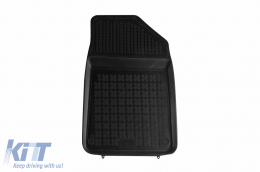 Specific rubber mats suitable for Citroen C6 2005-2012, 4-piece set, black color-image-6214865