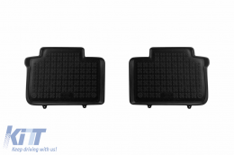 Specific rubber mats suitable for Citroen C6 2005-2012, 4-piece set, black color-image-6214866