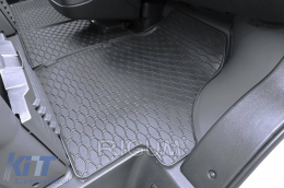 Specific rubber mats suitable for Citroen Jumper, Fiat Ducato, Opel Movano, Peugeot Boxer after 2022, Toyota Proace Max after 2024, 3 seats, 3-piece set, black color-image-6250177
