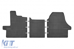 image-16-Specific rubber mats suitable for Citroen Jumper, Fiat Ducato, Peugeot Boxer, after 2006, 3-piece set, black color