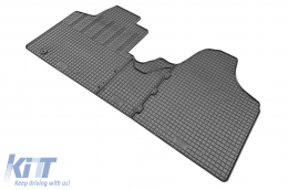 image-28-Specific rubber mats suitable for Citroen Jumpy, Peugeot Expert 2006-2016, Toyota Proace 2013-2016, 2-piece set, black color