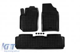 image-47-Specific rubber mats suitable for Citroen Xsara Picasso 1999-2010, 3-piece set, black color